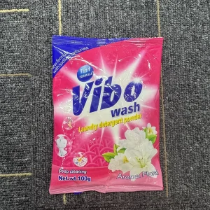 100g Eco Friendly Natural Aroma Floral Detergent Powder 7 in 1 Formula Deep Cleaning 200g Wash Powder for Apparel