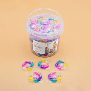 100pcs box Bulk Laundry Pods Manufacturer Deep Clean Stain Removal Dye Free Hypoallergenic Laundry Pods Capsule 6 in 1