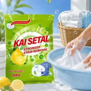 10kg Laundry Detergent Powder Rich Foam Washing Powder Soap Long Lasting Perfume on Clothes