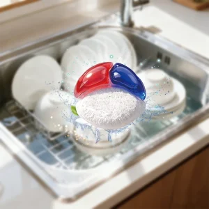 12 15g Dishwasher Pods Stain Remover Detergent Powder Capsules Eco friendly Dishwasher Capsules