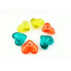 15g Heart Liquid Shape and Stocked Feature Pods Laundry Capsule Detergent Gel Ball for Washing Clothes