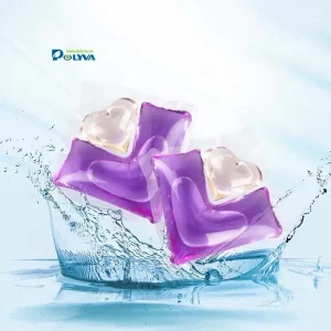 15g Surfactant Natural Laundry Detergent Pods Fragrance Double Chamber Washing Laundry Detergent Capsules