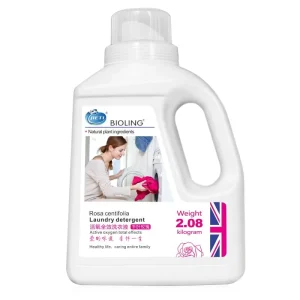 2 KG Antibacterial Washing Detergent Liquid Laundry Cleanser for Apparel Daily Hygiene Care Laundry Gel Direct Factory Supply