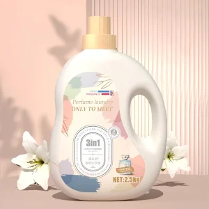 2.5kg Lily Ocean Perfume Apparel Laundry Detergent Liquid Rose Fragrance Long-Lasting Soap for Washing Clothes