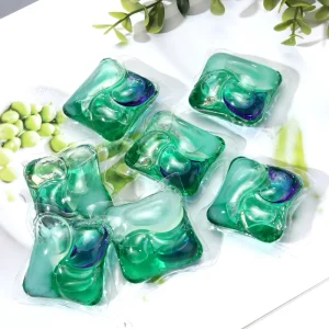 20g 4 in 1 3D Disposable Eco Friendly Floral Scent Laundry Detergent Pods for Apparel Easy to Carry Travel Size OEM ODM