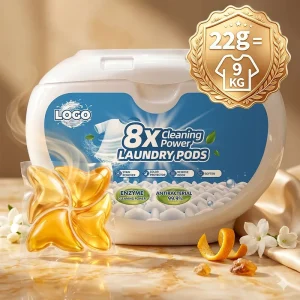 22g Heavy Niche Perfume Laundry Pods OEM 8X Stain Removal No Phosphorus Color Safe Yoga Wear Leggings Activewear Wash