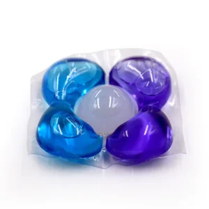25 Gram 5 Chambers Disposable Eco Friendly Liquid Laundry Capsule Strong Scent for Apparel Detergent Use