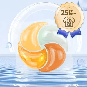 25g Large Weight 72 Hours Long Lasting Fragrance Hypoallergenic Laundry Detergent Pods for Sensitive Skin