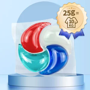 25g Super Strong Cleaning Power Long Lasting Fragrance Energy Saving 72 Hour Cold Water Laundry Detergent Pods