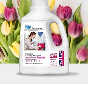 2KG Laundry Detergent Powerful Stain Removal Long Lasting Fresh Fragrance OEM ODM Available Free Samples Supported