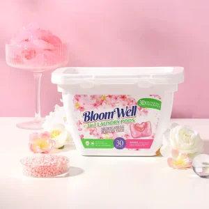 3 1 Disposable Eco Friendly Fruity Scent Liquid Detergent Pods Washing Machine Color Protection Low Foam Apparel Use