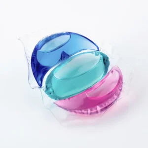 3 Chamber Drop Olive Lotus Shape Laundry Detergent Liquid Capsules for Clothes Customization for Color Fragrance and Packing