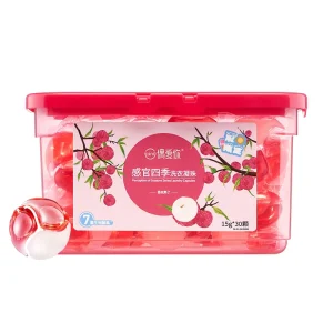 3 In1 Laundry Capsules Pods Bulk Detergent Capsules Scent Beads Gel Ball Laundry Liquid Soap Booster Washing Pods Capsules