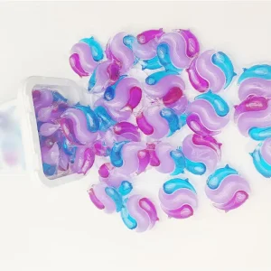 3 in 1 Disposable Eco-Friendly & Biodegradable Clothes Washing Apparel Laundry Detergent Gel Beads Capsules Pods