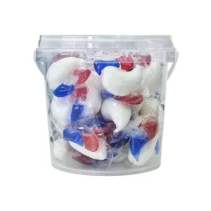 3-in-1 Eco-Friendly Dishwasher Detergent Pods Bucket 30pcs Dishwashing Liquid Pods Manufacturer Customized