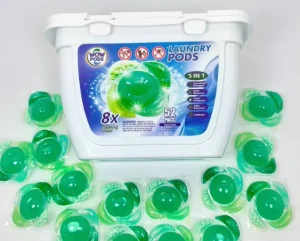 3 in 1 Laundry Capsules Pods Bulk Detergent Capsules Scent Beads Gel Ball Laundry Liquid Soap Booster Washing Pods Capsules