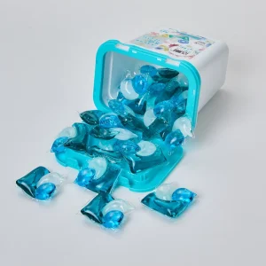 3 in 1 Laundry Detergent Pods Disposable Liquid 50% 80% Active Ingredients for Apparel Washing OEM ODM