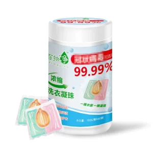 3 in 1 Liquid Laundry Detergent Capsule Pods Laundry Capsules and High Efficiency Scented Booster Beads