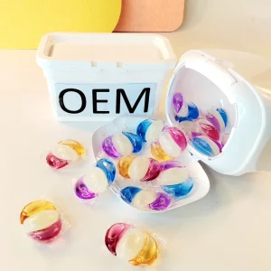 3 in 1 Non Bio Laundry Pods Manufactured Washing Liquid Cleaning Clothes Washing Capsules Stocked Powder Shape Detergent