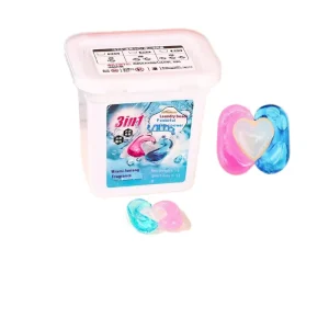 3 in 1 OEM ODM 13g Eco-Friendly Floral Fragrance Laundry Detergent Pods Water Soluble Gel Detergent Capsules for Apparel