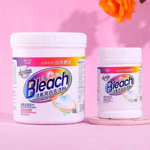 300 Grams White Oxygen Bubble Powder Detergent Eco Friendly Disposable for Removing Stubborn Stains White Apparels OEM Available
