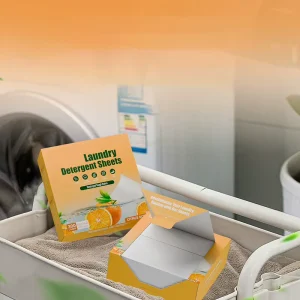 300 Loads Disposable Eco Friendly Stain Removal Deep Cleaning Hand Wash Laundry Detergent Sheets