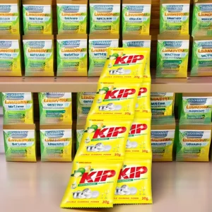 30g Blue Detergent Powder Africa Small Package Sachet Strip Laundry Detergent High Foam Washing Powder Detergent Powder