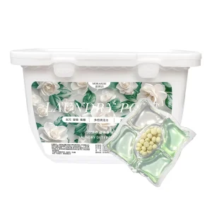 30pcs 5-in-1 Liquid Laundry Detergent Pods Foam Laundry Soap Capsules Premium Cleaning Power for Effective Stain Removal