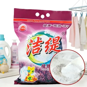 3KG Laundry Detergent Powder Deep Cleaning Long Lasting Fragrance Removes Tough Stains Suitable for Hand & Machine Wash