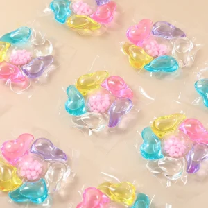 3in1 Laundry Capsules Pods Bulk Detergent Scent Beads Gel Balls Deep Stain Removal for Automatic Machine Washing