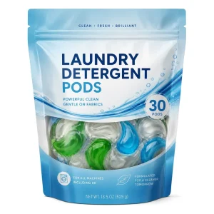 4 Chamber Apparel Laundry Pods Phosphate Free Enzyme Based Mild Gentle Formula Anti-Bacterial Long-Lasting Fragrance Home Care