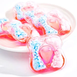 4 in 1 3D Private Label Laundry Detergent Pods with Scent Booster for Automatic Machine Washing 15g