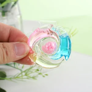 4-in-1 Eco-Friendly Deep Cleaning Disposable Laundry Detergent Pods Multi-Effect Color Protection Capsule Gel Booster Beads