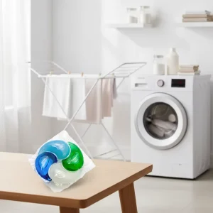 4 in 1 Eco Friendly Disposable Apparel Laundry Gel Beads Mild Non Irritating Capsule with Fragrance Enhancer