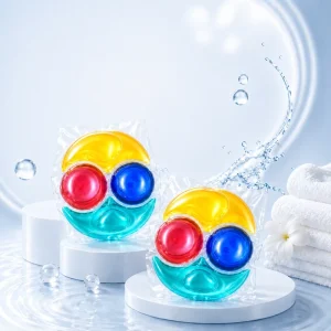 4 in 1 Laundry Pods Eco Friendly Long Lasting Fragrance Laundry Capsules