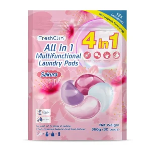 4 in 1 Laundry Pods Household Laundry Detergent Pods Capsules