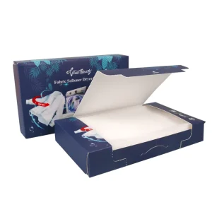 40 Piece Disposable Fabric Softener Dryer Sheet Private Label Nonwoven Detergent for Clothing for Laundry Dryer