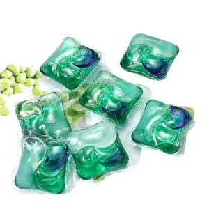 4D 86 Piece Eco Friendly Strong Cleaning Carbonation Fabric Softener Laundry Detergent Liquid Customized Fragrance for Apparel
