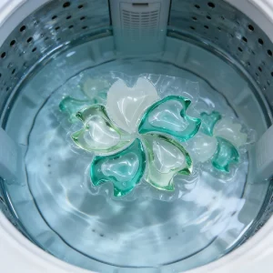5 in 1 Eco Friendly Antibacterial Laundry Pods Disposable Capsules for Apparel Long Lasting Fragrance Color Protection Automatic