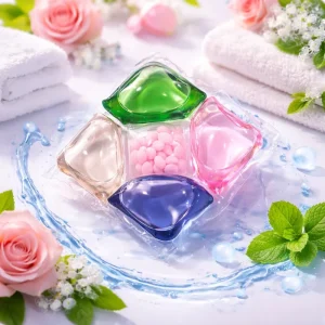 5 in 1 Eco Friendly Apparel Laundry Detergent Pods Washing Detergent Capsule Laundry Gel for Household Washing OEM & ODM