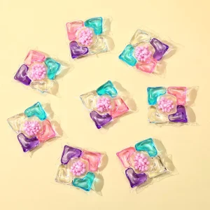 5 in 1 Laundry Detergent Pods Long Lasting Fragrance Stain Removing Fabric Softening Concentrated Liquid 8g Factory Direct