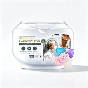 50PCS in Stock Disposable Laundry Detergent Washing Capsules Tough Stain Removal Liquid Pods for Apparel Use Fast & Efficient