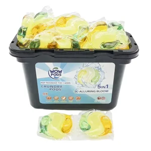 50Pcs Laundry Pods Detergent Washing Capsules 3 in 1 Laundry Pods by Chinese Supplier