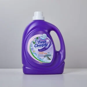 5L Laundry Detergent in Red Purple Blue Bottles with Large Capacity Ingredients Designed for Apparel Care