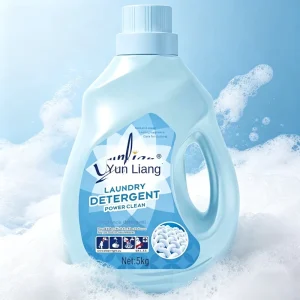 5kg Lavender Fragrance Portable Laundry Detergent Liquid Lasting Decontamination Color Stain Protection