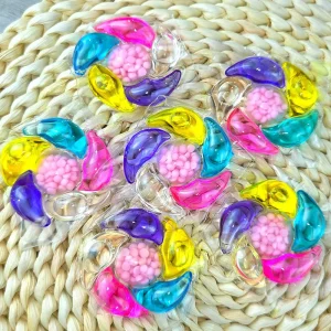 6 Pouch Pack 10g Heavy Duty Laundry Detergent Pods with Floral Fragrance and Deep Clean Six in One Stain Removal Bulk Purchase