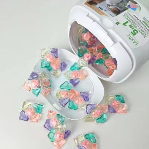 6 in 1 Softening Deep Cleaning Enzyme Laundry Washing Detergent Capsules Scent Booster Beads Disposable Laundry Pods Supplier