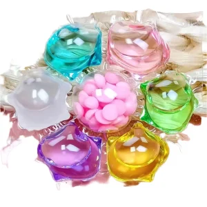 7 in 1 Disposable Nature Scented Laundry Detergent Beads Soap Capsules Washing Pods for Apparel Use