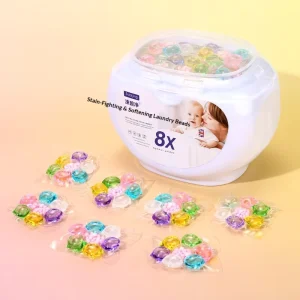 7 in 1 Laundry Detergent Pods Floral Fruity Fragrance Antibacterial Gift Box Set Apparel Use Manufacturer