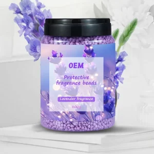 800g Disposable Laundry Fragrant Booster Beads Long lasting Scent High Active Content Softener Apparel OEM Private Label Scent